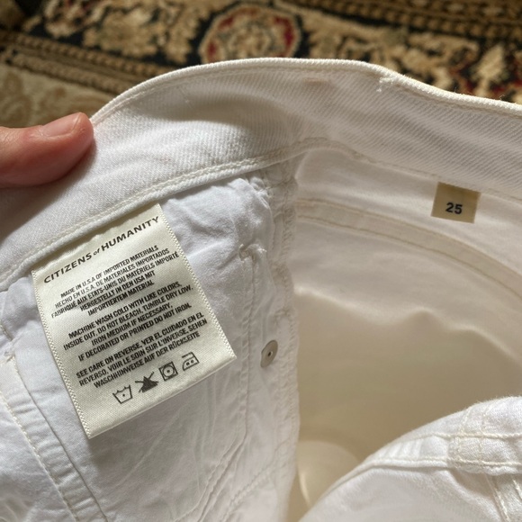 Citizens Of Humanity Olivia Crop High Rise Slim white jeans - Picture 4 of 4